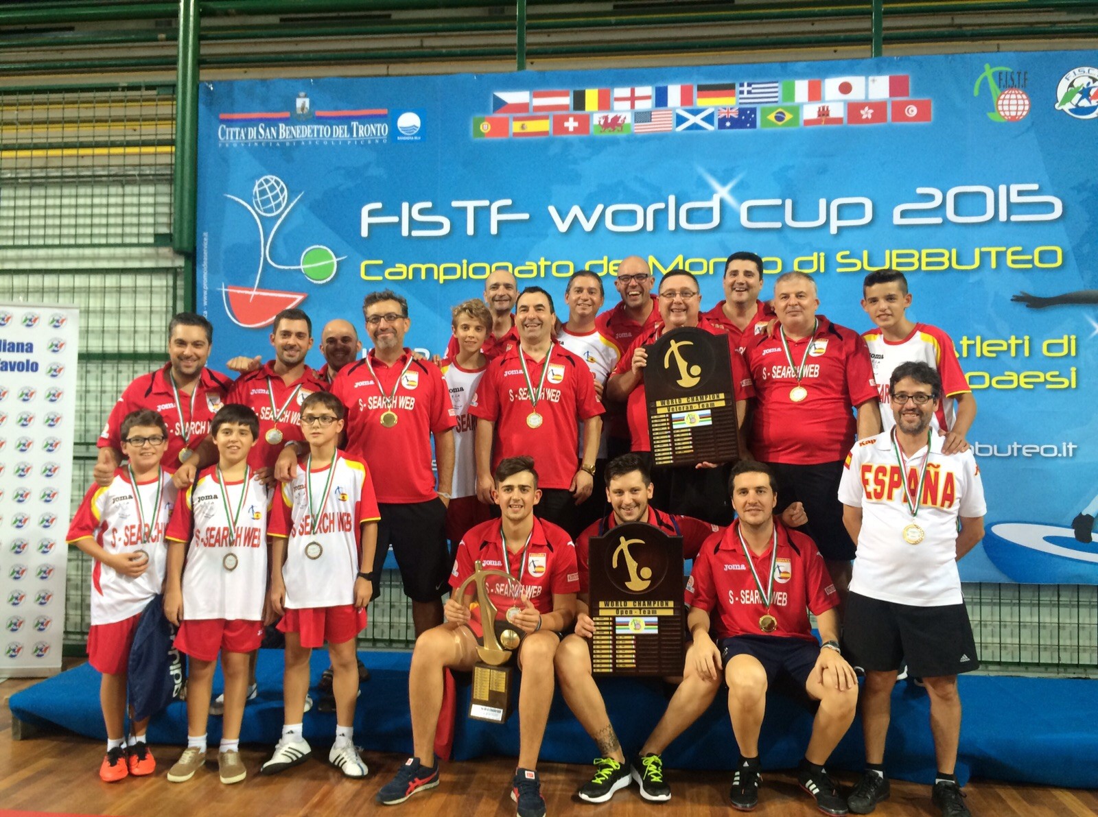 Todos los jugadores españoles de todas las categorías del Mundial 2015